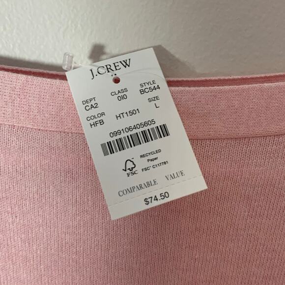 J. Crew Boat Neck Sweater NWT size large - Picture 2 of 6